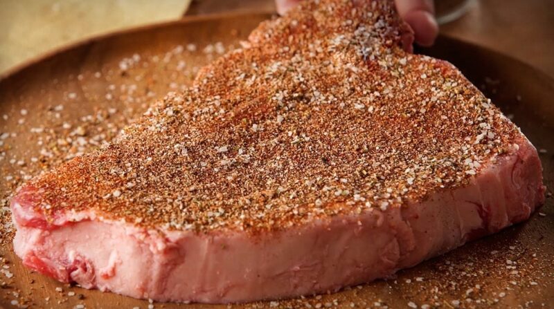 Preparing And Seasoning The Steak